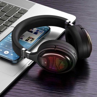 Bluetooth навушники гарнітура XO BE18, Black
 XO BE18 - стильні навушники наклад. . фото 3
