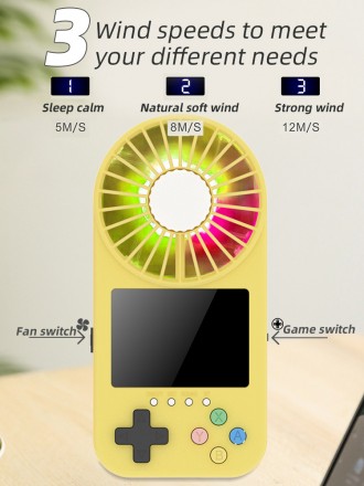  Ігрова консоль Game Fan Mini з вентилятором та акумуляторною батареєю включає 5. . фото 5