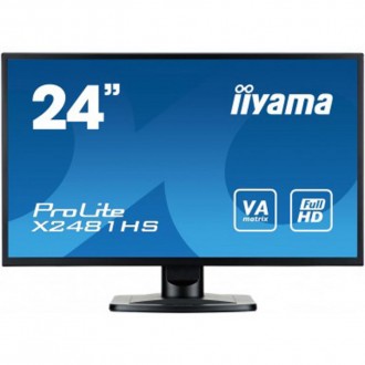 
Монітор Iiyama ProLite X2481HS - високоякісний 23.6-дюймовий Full HD-дисплей, о. . фото 3