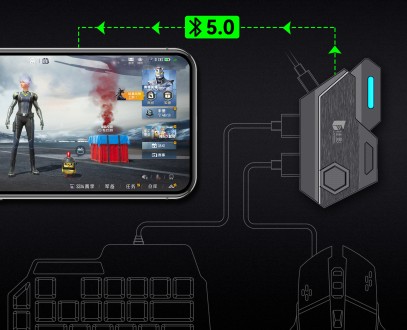 Унікальний Bluetooth адаптер Mix SE допоможе перетворити Ваш смартфон на ігровий. . фото 5