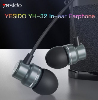Проводные Наушники Yesido YH-32 - это новая серия стерео наушников, которые пода. . фото 3
