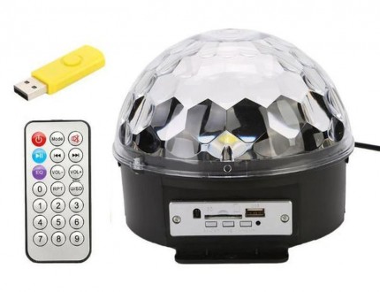 Диско кулька Magic Bull c Bluetooth MS-5431
 З магічною світлодіодною диско-куле. . фото 4