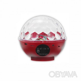 Диско кулька акумуляторна з радіо і блютузом RJL-512 Червона
Диско кулька Crysta. . фото 1