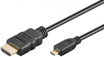 Кабель-Перехідник з стандартного HDMI на мікро8.16Gbps 2xShielded Adobe RGB sYCC. . фото 2