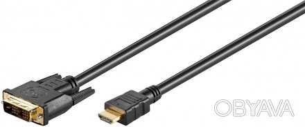 Відеоінтерфейс-Перехідник HDMI-DVI-D SingleLinkHDTV до 1080pВиріб розроблено для. . фото 1