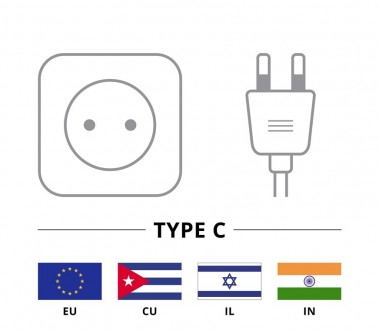 Живлення ноутбуків та пристроїв з гніздом формою-8універсальний Device Socket C7. . фото 4