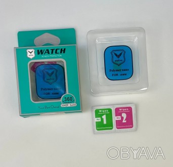 Стекло защитное 3D Full Polymer nano Apple watch 49 mm Для наручных часов 49мм