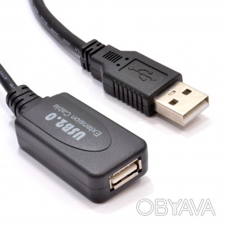 Каскадний Подовжувач USB сигналу до 20m міднийсумарна довжина кабелів(без каскад. . фото 1