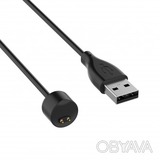 Магнітний зарядний кабель для Xiaomi Mi Smart Band 5 або 6-серій, довжиною 50 см. . фото 1
