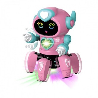 Яскравий танцюючий інтерактивний Bot Robot з підсвічуванням, що пересувається на. . фото 2