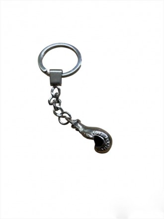 Оригінальний цинковий брелок для ключів у формі боксерської рукавички.
	Матеріал. . фото 10
