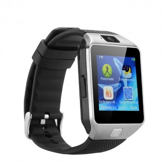 Розумний годинник Smart Watch DZ09 Silver (SWDZ09S). Київ. фото 1 Розумний годинник Smart Watch DZ09 Silver (SWDZ09S). Київ. фото 1
