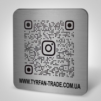 QR-код метал QR-сканер. Инстаметка. Instagram-візитка на металі
Инстаграм визитк. . фото 10