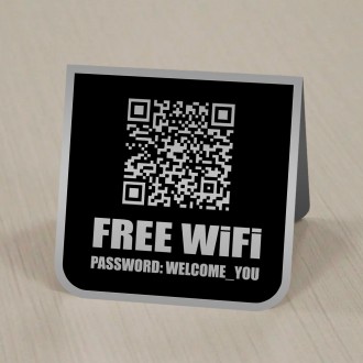 Табличка металева Безплатна Вай-Фай/Free Wi Fi. . фото 8