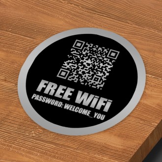 Табличка металева Безплатна Вай-Фай/Free Wi Fi. . фото 9