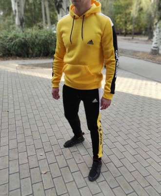 
 
 Тёплый спортивный костюм Adidas жёлтый
Размеры: S, M, L, XL, XXL
Материал: т. . фото 8
