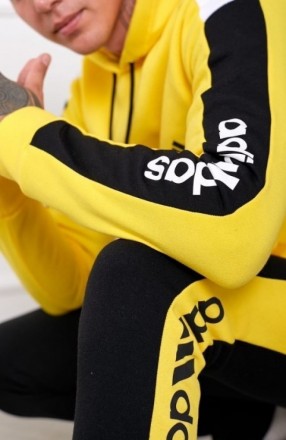 
 
 Тёплый спортивный костюм Adidas жёлтый
Размеры: S, M, L, XL, XXL
Материал: т. . фото 6