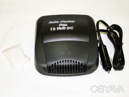 Обігрівач салону Auto Heater Fan 12В 150Вт - прилад, що працює від прикурювача а. . фото 1
