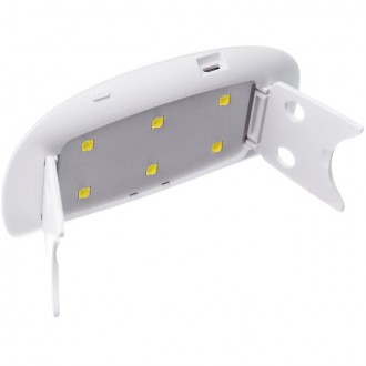 Лампа SUN mini (6W LED+UV) призначена для полімеризації гель-лаків (шеллак), нар. . фото 4