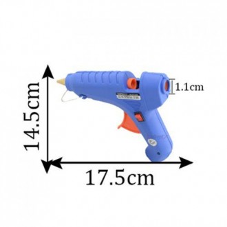 
Термопістолет клейовий для силіконового клею Xunlei XL-F60 60W
Клейовий пістоле. . фото 4