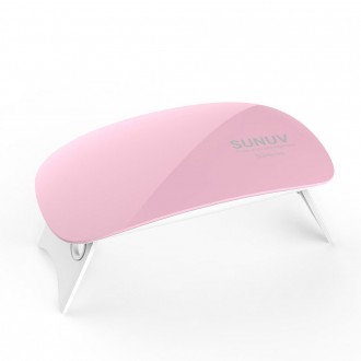 Лампа для гель-лаку SUN mini UV LED Pink. . фото 2