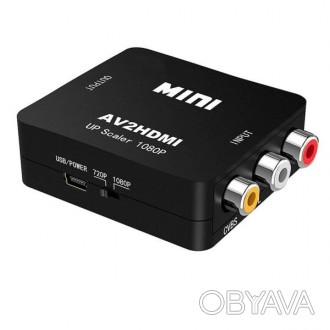 Універсальний конвертер AV в HDMI
Конвертер AV (RCA) у HDMI Felkin AV2HDMI призн. . фото 1