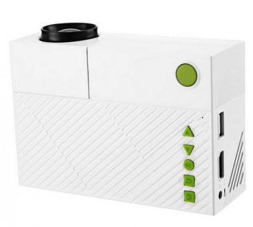 Міні проектор YG-310 портативний із вбудованим акумулятором та функцією автономн. . фото 5
