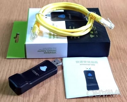 USB WiFi-RJ45 Smart TV сетевой адаптер, Wi-Fi репитер EDUP EP-2911S, точка досту