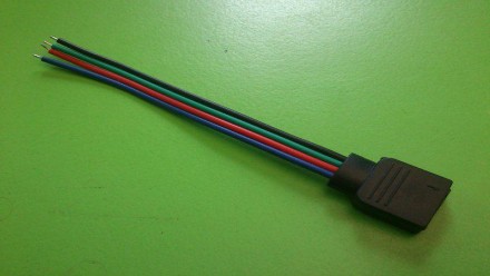  4 pin Коннектор Разъем кабель для LED RGB 3528 5050 Ленты. Мама. . . фото 3