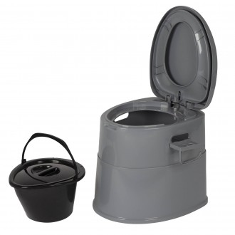 Переносной биотуалет Bo-Camp Portable Toilet Comfort 7 Liters Grey практичный и . . фото 11