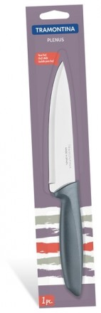 Короткий опис:
Нож Chef TRAMONTINA PLENUS, 152 мм. Упаковка - 1 шт. индивидуальн. . фото 2