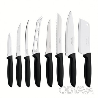 Короткий опис:
Набор ножей Tramontina Plenus black, 8 предметов (23498/032)Компл. . фото 1