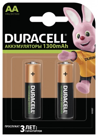 Аккумулятор DURACELL HR6DC1500 (AA) 1300 mAh 2шт. Киев. фото 1 Аккумулятор DURACELL HR6DC1500 (AA) 1300 mAh 2шт. Киев. фото 1