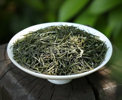 Зеленый китайский чай Синьян Маоцзянь Lepinlecha, 125 г, Настоящий китайский чай. . фото 3