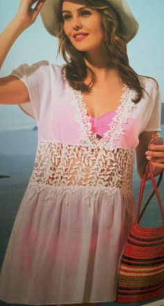 Шикарная туника для пляжа Лето .
Легкое воздушное платье для пляжа из нежного ба. . фото 6