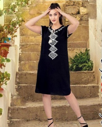 Летнее легкое платье, большие размеры 52-54 ХL, штапель, Турция Merve Moda 427 Ч. Запорожье. фото 1 Летнее легкое платье, большие размеры 52-54 ХL, штапель, Турция Merve Moda 427 Ч. Запорожье. фото 1