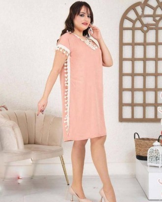 Летнее женское платье розовое, штапель, р. L 48–50, Турция Merve Moda 435. Запорожье. фото 1 Летнее женское платье розовое, штапель, р. L 48–50, Турция Merve Moda 435. Запорожье. фото 1