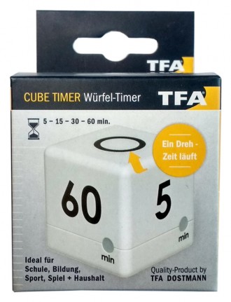 Таймер цифровой TFA CUBE-TIMER 38203202, для заваривания чая
 
 
Особенности:
Та. . фото 3