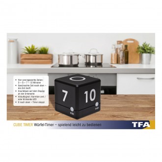 Таймер-куб цифровой TFA CUBE-TIMER 3–5–7–10 минут
 
Особенности
Кубический тайме. . фото 5