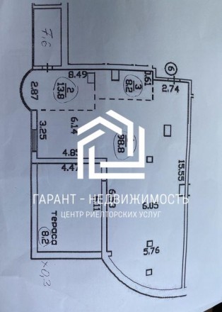 Продаю просторную видовую квартиру с выходом на собственную террасу в ЖК Аквамар. Киевский. фото 5