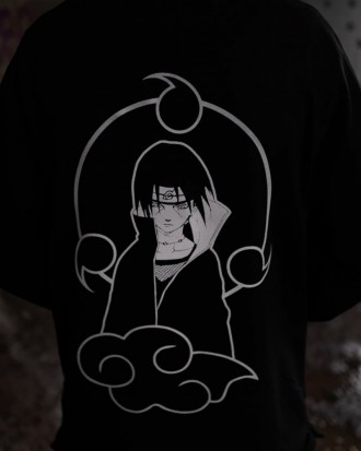 Двунитка худи Itachi
⚫️Свободный крой
⚫️Капюшон, который уверенно защищает от ве. . фото 2