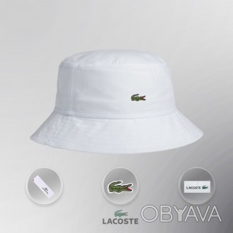 Опис:
Lacoste Bucket Hat 
•Незамінний літній аксесуар, чудової якості. 
•Матеріа. . фото 1