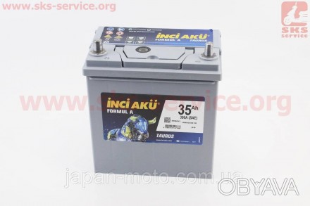 Аккумулятор 35Ah INCI AKU Asia NS40 300A KSK L+ кислотный (L197*W129*H205/224mm). . фото 1