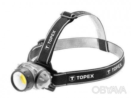 Ліхтарик налобний TOPEX 94W391. . фото 1
