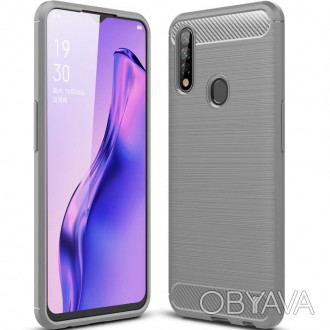 TPU чехол Epik Slim Series для Oppo A31 Серый (906520)