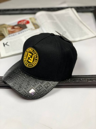 
 
 Кепка Fendi black yellow logo
Материал: Текстиль 
Размер: Универсальный ( ре. . фото 3