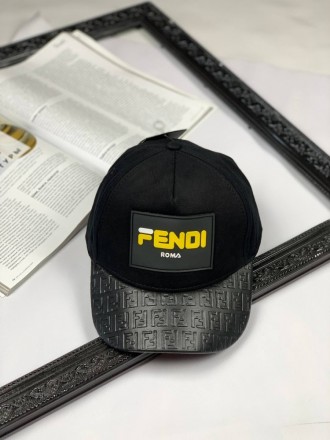 
 
 Кепка Fendi black with yellow
Материал: Текстиль 
Размер: Универсальный ( ре. . фото 2