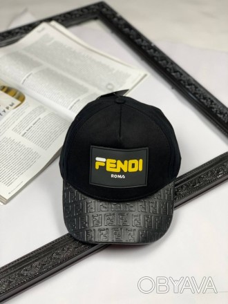 
 
 Кепка Fendi black with yellow
Материал: Текстиль 
Размер: Универсальный ( ре. . фото 1