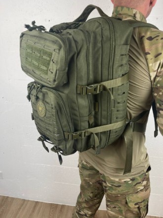 
 
 Рюкзак в стиле милитари выполнен из прочного водонепроницаемого материала ус. . фото 5