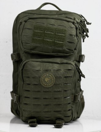 
 
 Рюкзак в стиле милитари выполнен из прочного водонепроницаемого материала ус. . фото 3